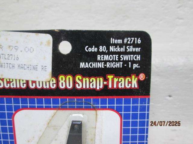 N SCALE - ATLAS - REMOTE SWITCHES - X2 - NO.2715 + 2716 - BOXED