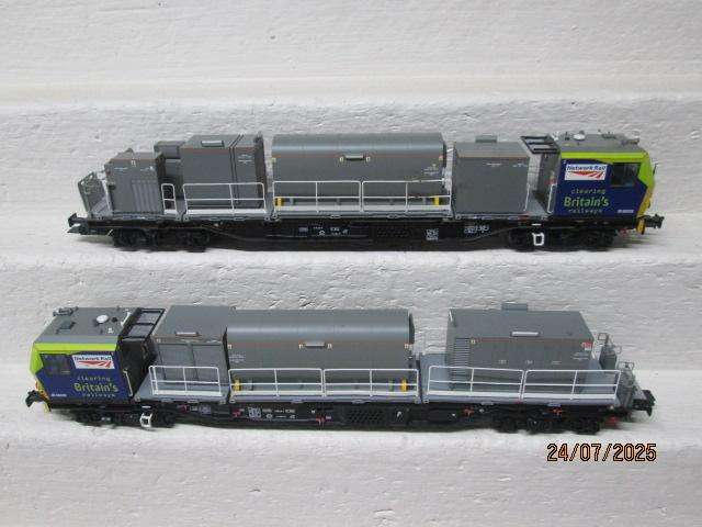 OO SCALE - BACHMANN NETWORK RAIL MPV POWER AND DUMMY UNIT - BOXED