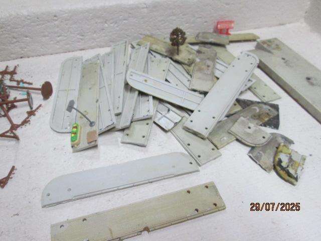 HO SCALE - LOTS OF SCENERY RAILWAY SIGNS + TELEPHONE POLES ETC