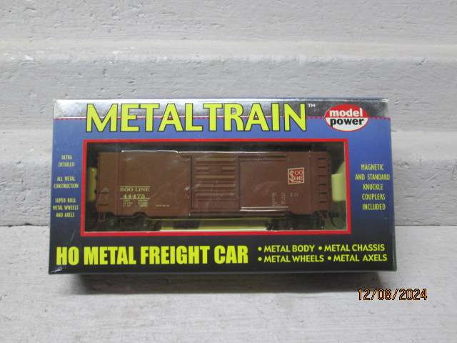 HO SCALE - MODEL POWER - METALTRAIN - 40 FOOT SOO LINE BOX WAGON - BOXED