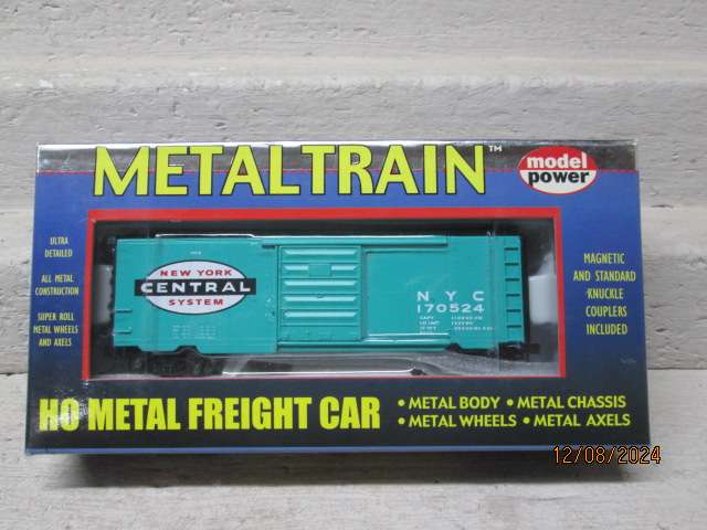 HO SCALE - MODEL POWER - METALTRAIN - 40 FOOT NYC BOX WAGON - BOXED
