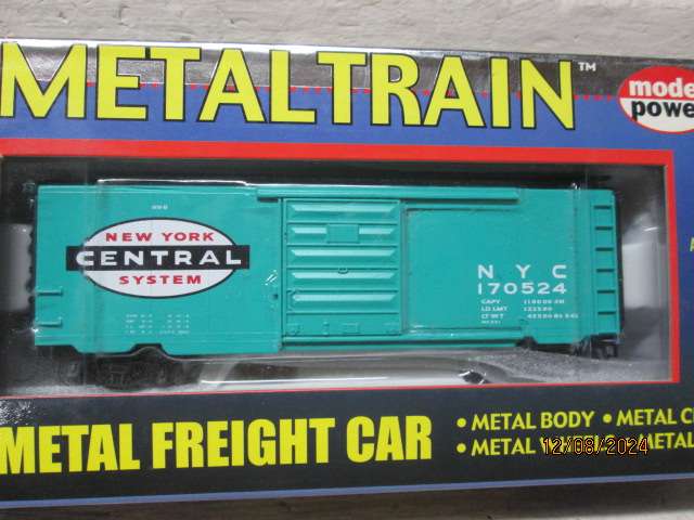 HO SCALE - MODEL POWER - METALTRAIN - 40 FOOT NYC BOX WAGON - BOXED