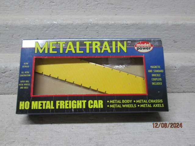 HO SCALE - MODEL POWER - METALTRAIN - 51 FOOT TTX FLAT CAR WAGON - BOXED