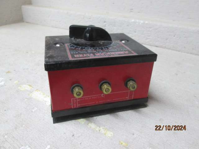 S SCALE - AMERICAN FLYER - CONTROLLER / TRANSFORMER