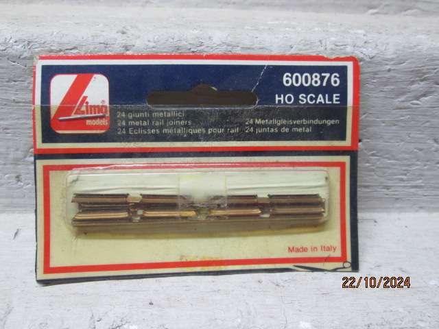 HO SCALE - LIMA METAL RAIL JOINERS - X24 - BOXED