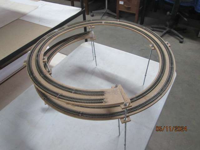 N SCALE - 1.5 REVOLUTION HELIX - FITTED WITH NICKLE SILVER TRACK