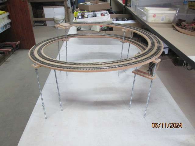N SCALE - 1.5 REVOLUTION HELIX - FITTED WITH NICKLE SILVER TRACK