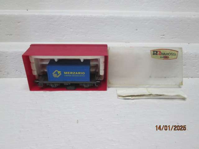 HO SCALE - RIVEROSSI - TRACK CLEANER WAGON - BOXED