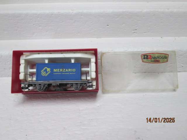 HO SCALE - RIVEROSSI - TRACK CLEANER WAGON - BOXED