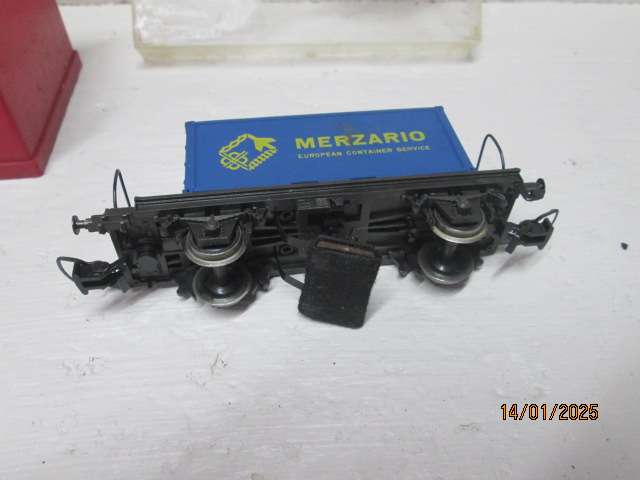 HO SCALE - RIVEROSSI - TRACK CLEANER WAGON - BOXED