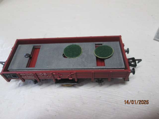 HO SCALE - FLEISCHMANN - TRACK CLEANER WAGON - BOXED