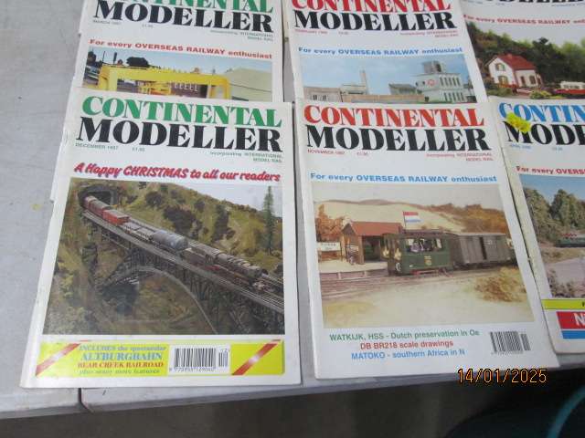 VARIOUS MODEL TRAIN MAGAZINES - X12