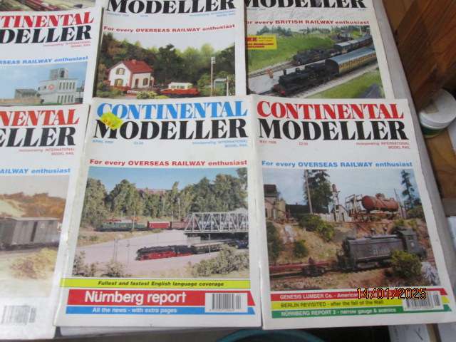 VARIOUS MODEL TRAIN MAGAZINES - X12