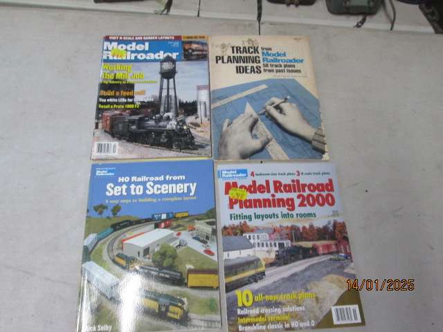 MODEL RAILROADER MAGAZINES - X4 INCLUDING TRACK PLANNING