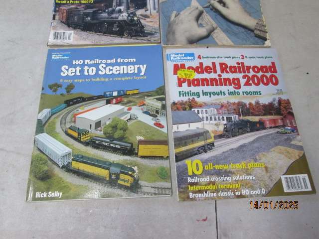 MODEL RAILROADER MAGAZINES - X4 INCLUDING TRACK PLANNING