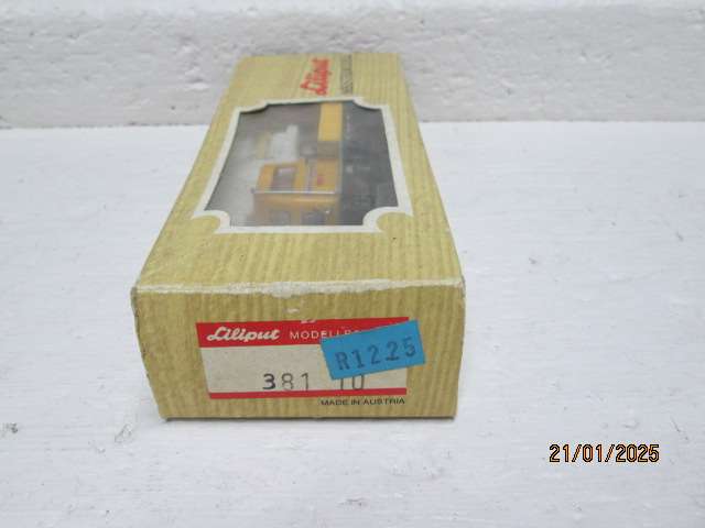 HO SCALE - LILIPUT - DUMMY RAIL MAINTENANCE VEHICLE - BOXED