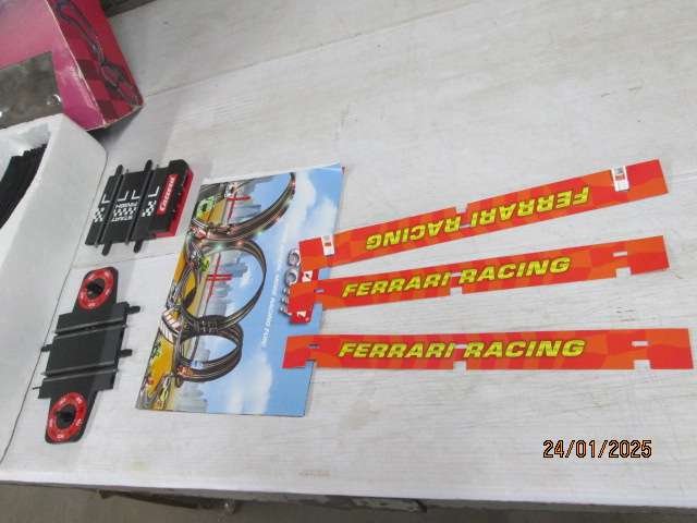 1:43 SCALE - CARRERA - FERRARI GT SLOT CAR SET - BOXED