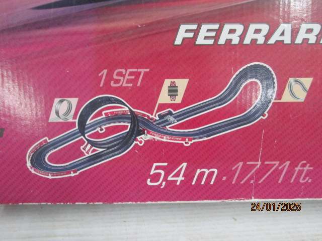 1:43 SCALE - CARRERA - FERRARI GT SLOT CAR SET - BOXED