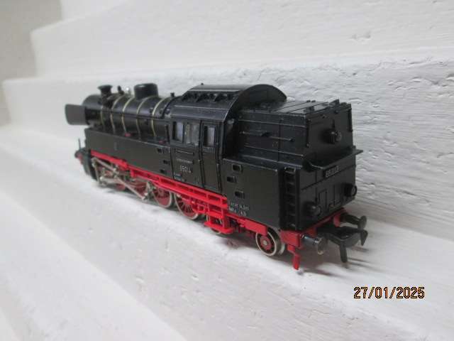 HO SCALE - FLEISCHMANN - 2-8-4 STEAM LOCOMOTIVE - BOXED