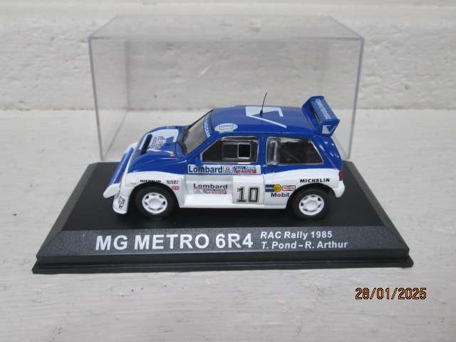 DIE CAST 1:43 SCALE - RALLY CAR -  MG METRO - 6R4