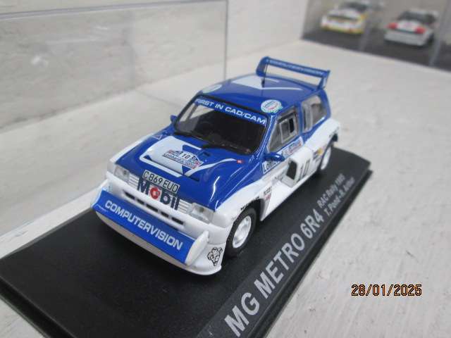 DIE CAST 1:43 SCALE - RALLY CAR -  MG METRO - 6R4