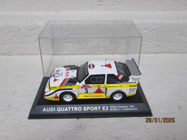 DIE CAST 1:43 SCALE - RALLY CAR -  AUDI QUATTRO SPORT E2