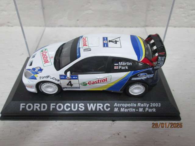 DIE CAST 1:43 SCALE - RALLY CAR -  FORD FOCUS WRC