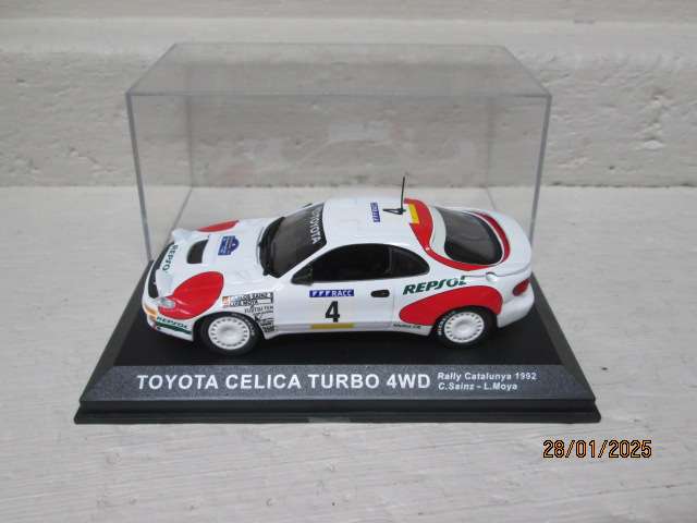 DIE CAST 1:43 SCALE - RALLY CAR -  TOYOTA SILICA TURBO 4 WD