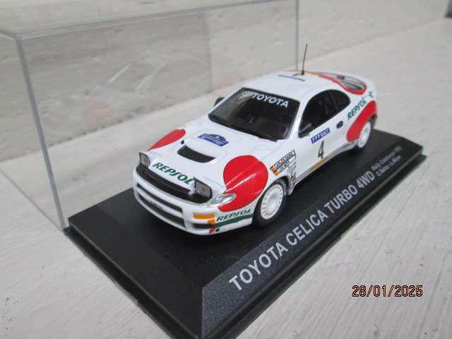 DIE CAST 1:43 SCALE - RALLY CAR -  TOYOTA SILICA TURBO 4 WD