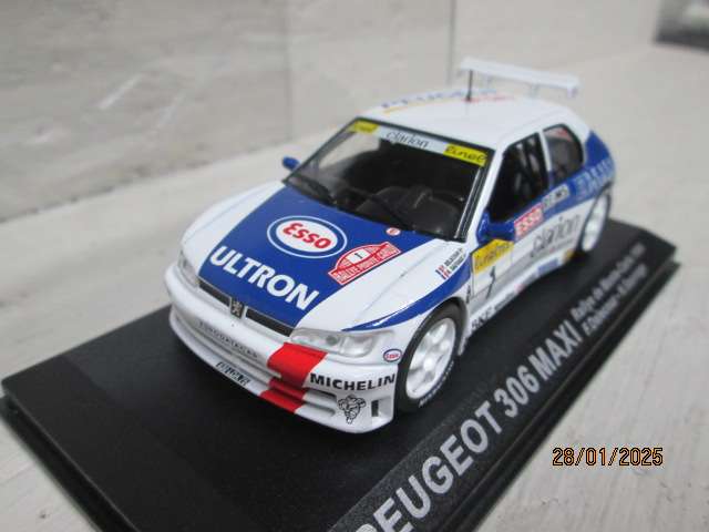 DIE CAST 1:43 SCALE - RALLY CAR -  PEUGEOT 306 MAXI