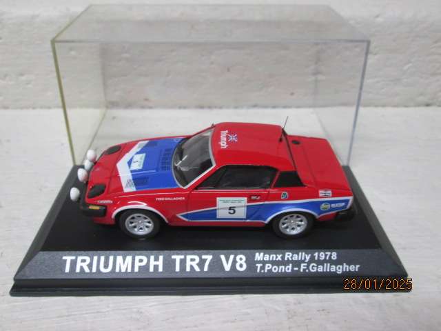 DIE CAST 1:43 SCALE - RALLY CAR -  TRIUMPH TR7 V8