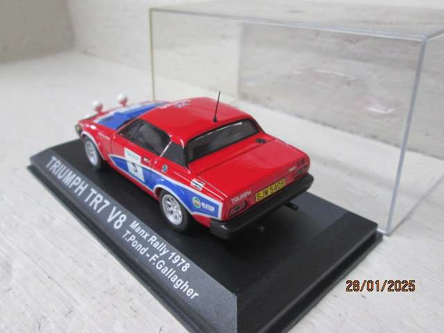 DIE CAST 1:43 SCALE - RALLY CAR -  TRIUMPH TR7 V8