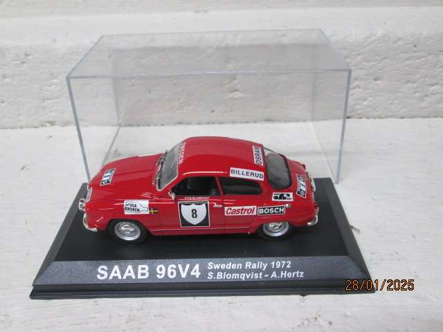 DIE CAST 1:43 SCALE - RALLY CAR -  SAAB 96V4