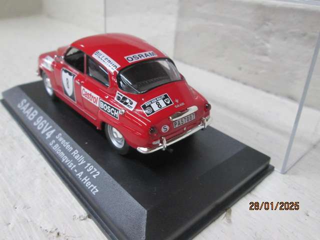 DIE CAST 1:43 SCALE - RALLY CAR -  SAAB 96V4