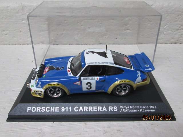 DIE CAST 1:43 SCALE - RALLY CAR -  PORSCH 911 CARRERA RS