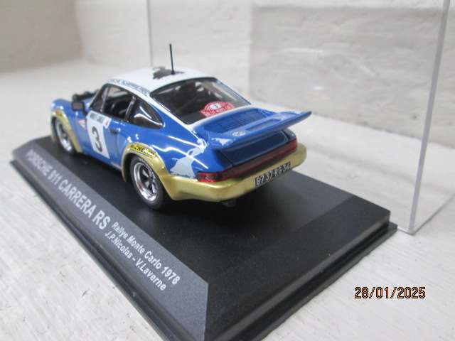 DIE CAST 1:43 SCALE - RALLY CAR -  PORSCH 911 CARRERA RS