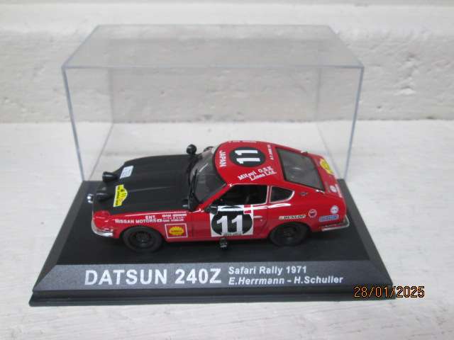 DIE CAST 1:43 SCALE - RALLY CAR -  DATSUN 240Z