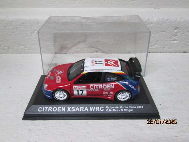 DIE CAST 1:43 SCALE - RALLY CAR -  CITROEN XSARA WRC