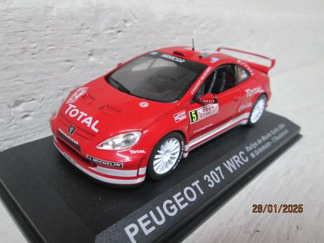 DIE CAST 1:43 SCALE - RALLY CAR -  PEUGEOT 307 WRC