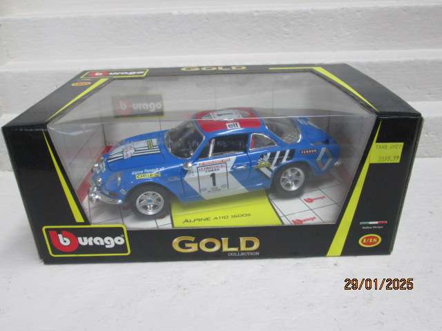1:18 SCALE - BBURAGO - ALPINE A 110 1600S - 1973 - BOXED