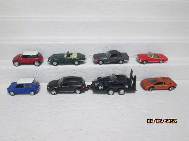 1:43 SCALE - VARIOUS DIE CAST MODELS - X8