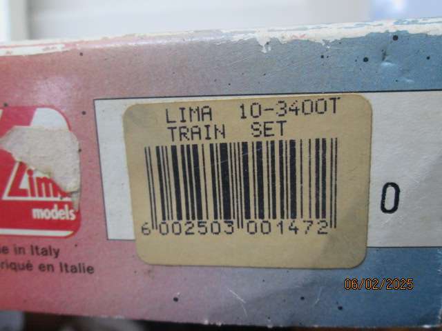 HO SCALE - LIMA - SAR BLUE EXPRESS TRAIN SET - BOXED