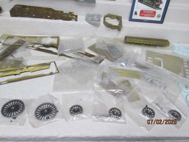 O SCALE - FLYING SCOTMAN BRASS KIT SPARES
