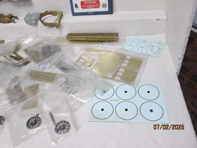 O SCALE - FLYING SCOTMAN BRASS KIT SPARES