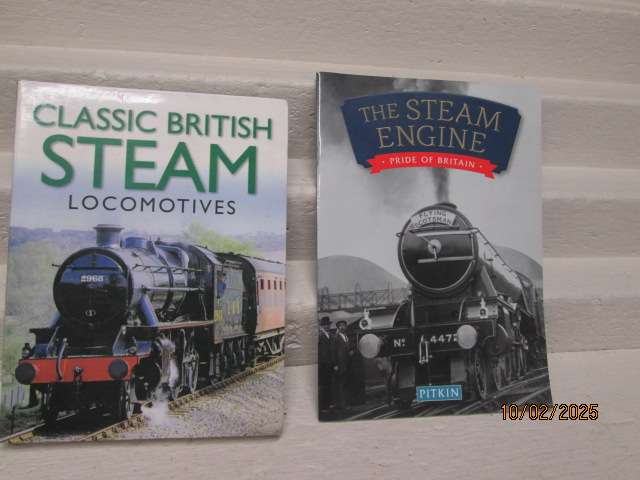 X2 SOFT COVER BOOKS - STEAM TRAINS