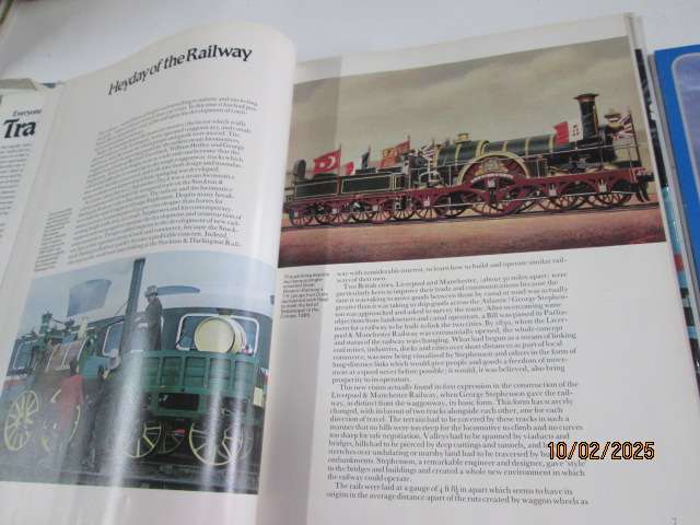 HARDCOVER TRAIN BOOK - INCLUDING CALENDAR