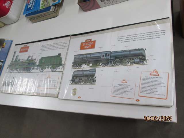 X2 LARGE A3 FLIP FILES ON STEAM TRAINS