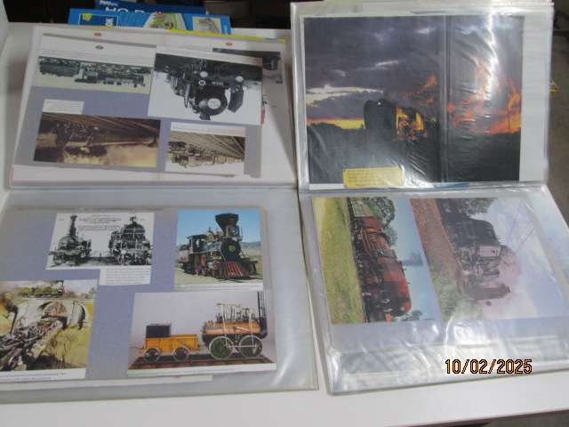 X2 LARGE A3 FLIP FILES ON STEAM TRAINS