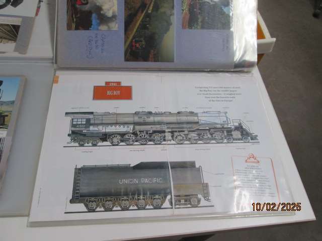 X2 LARGE A3 FLIP FILES ON STEAM TRAINS