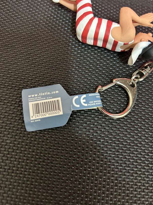 Tintin original figurine key rings